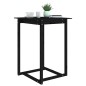 vidaXL Bartisch Schwarz 80x80x110 cm Massivholz Kiefer vidaXL Bartisch Schwarz 80x80x110 cm Massivholz Kiefer