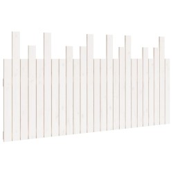 vidaXL Wand-Kopfteil Weiß 159,5x3x80 cm Massivholz Kiefer