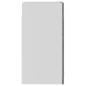 vidaXL Hängeschrank Glas Grau Sonoma 40x31x60 cm Holzwerkstoff vidaXL Hängeschrank Glas Grau Sonoma 40x31x60 cm Holzwerkstoff