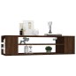 vidaXL TV-Wandschrank Braun Eichen-Optik 100x30x26,5 cm Holzwerkstoff vidaXL TV-Wandschrank Braun Eichen-Optik 100x30x26,5 cm Holzwerkstoff
