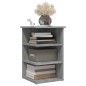 vidaXL Beistellregal Grau Sonoma 35x35x55 cm Holzwerkstoff vidaXL Beistellregal Grau Sonoma 35x35x55 cm Holzwerkstoff
