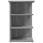 vidaXL Beistellregal Grau Sonoma 35x35x55 cm Holzwerkstoff vidaXL Beistellregal Grau Sonoma 35x35x55 cm Holzwerkstoff