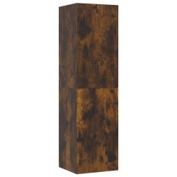 vidaXL TV-Wandschrank Räuchereiche 30,5x30x110 cm
