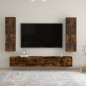 vidaXL TV-Wandschrank Räuchereiche 30,5x30x110 cm vidaXL TV-Wandschrank Räuchereiche 30,5x30x110 cm