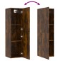 vidaXL TV-Wandschrank Räuchereiche 30,5x30x110 cm vidaXL TV-Wandschrank Räuchereiche 30,5x30x110 cm