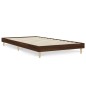 vidaXL Bettgestell Braun Eichen-Optik 100x200 cm Holzwerkstoff vidaXL Bettgestell Braun Eichen-Optik 100x200 cm Holzwerkstoff