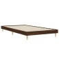 vidaXL Bettgestell Braun Eichen-Optik 100x200 cm Holzwerkstoff vidaXL Bettgestell Braun Eichen-Optik 100x200 cm Holzwerkstoff