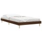 vidaXL Bettgestell Braun Eichen-Optik 100x200 cm Holzwerkstoff vidaXL Bettgestell Braun Eichen-Optik 100x200 cm Holzwerkstoff