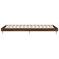 vidaXL Bettgestell Braun Eichen-Optik 100x200 cm Holzwerkstoff vidaXL Bettgestell Braun Eichen-Optik 100x200 cm Holzwerkstoff