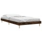 vidaXL Bettgestell Räuchereiche 90x200 cm Holzwerkstoff vidaXL Bettgestell Räuchereiche 90x200 cm Holzwerkstoff