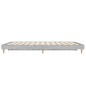 vidaXL Bettgestell Grau Sonoma 135x190 cm Holzwerkstoff vidaXL Bettgestell Grau Sonoma 135x190 cm Holzwerkstoff