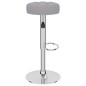vidaXL Barhocker 2 Stk. Grau Stoff vidaXL Barhocker 2 Stk. Grau Stoff
