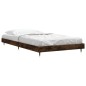 vidaXL Bettgestell Räuchereiche 100x200 cm Holzwerkstoff vidaXL Bettgestell Räuchereiche 100x200 cm Holzwerkstoff