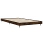 vidaXL Bettgestell Räuchereiche 100x200 cm Holzwerkstoff vidaXL Bettgestell Räuchereiche 100x200 cm Holzwerkstoff