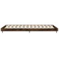 vidaXL Bettgestell Räuchereiche 100x200 cm Holzwerkstoff vidaXL Bettgestell Räuchereiche 100x200 cm Holzwerkstoff