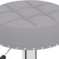 vidaXL Barhocker 2 Stk. Grau Stoff vidaXL Barhocker 2 Stk. Grau Stoff