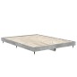 vidaXL Bettgestell Betongrau 140x190 cm Holzwerkstoff vidaXL Bettgestell Betongrau 140x190 cm Holzwerkstoff