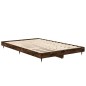 vidaXL Bettgestell Räuchereiche 120x190 cm Holzwerkstoff vidaXL Bettgestell Räuchereiche 120x190 cm Holzwerkstoff