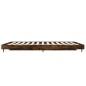 vidaXL Bettgestell Räuchereiche 120x190 cm Holzwerkstoff vidaXL Bettgestell Räuchereiche 120x190 cm Holzwerkstoff