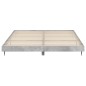 vidaXL Bettgestell Betongrau 150x200 cm Holzwerkstoff vidaXL Bettgestell Betongrau 150x200 cm Holzwerkstoff