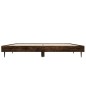 vidaXL Bettgestell Räuchereiche 135x190 cm Holzwerkstoff vidaXL Bettgestell Räuchereiche 135x190 cm Holzwerkstoff