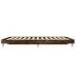 vidaXL Bettgestell Räuchereiche 135x190 cm Holzwerkstoff vidaXL Bettgestell Räuchereiche 135x190 cm Holzwerkstoff