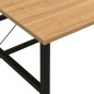 vidaXL Computertisch Schwarz und Eiche Hell 105x55x72 cm MDF und Metall vidaXL Computertisch Schwarz und Eiche Hell 105x55x72 cm MDF und Metall