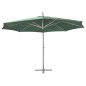 vidaXL Sonnenschirm Ampelschirm 350 cm Grün Aluminiummast vidaXL Sonnenschirm Ampelschirm 350 cm Grün Aluminiummast
