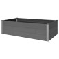 vidaXL Garten-Hochbeet Grau 200 x 100 x 54 cm WPC vidaXL Garten-Hochbeet Grau 200 x 100 x 54 cm WPC