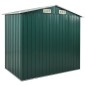 vidaXL Gartenhaus mit Regal Grün 205x130x183 cm Eisen vidaXL Gartenhaus mit Regal Grün 205x130x183 cm Eisen