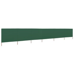 vidaXL 6-teiliges Windschutzgewebe 800 x 160 cm Grün
