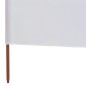 vidaXL 9-teiliges Windschutzgewebe 1200 x 80 cm Sandweiß vidaXL 9-teiliges Windschutzgewebe 1200 x 80 cm Sandweiß