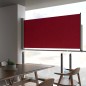 vidaXL Ausziehbare Seitenmarkise 120x300 cm Rot vidaXL Ausziehbare Seitenmarkise 120x300 cm Rot