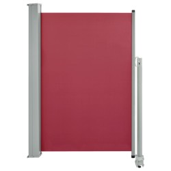vidaXL Ausziehbare Seitenmarkise 120x300 cm Rot