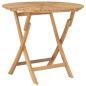 vidaXL Klappbarer Gartentisch Ø 85 cm Teak Massivholz vidaXL Klappbarer Gartentisch Ø 85 cm Teak Massivholz
