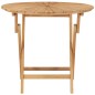 vidaXL Klappbarer Gartentisch Ø 85 cm Teak Massivholz vidaXL Klappbarer Gartentisch Ø 85 cm Teak Massivholz