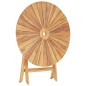 vidaXL Klappbarer Gartentisch Ø 85 cm Teak Massivholz vidaXL Klappbarer Gartentisch Ø 85 cm Teak Massivholz