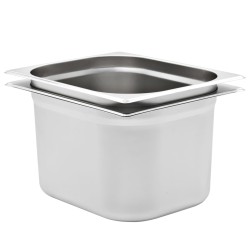 vidaXL Gastronormbehälter 2 Stk. GN 1/2 200 mm Edelstahl 