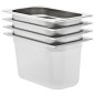 vidaXL Gastronormbehälter 4 Stk. GN 1/4 150 mm Edelstahl vidaXL Gastronormbehälter 4 Stk. GN 1/4 150 mm Edelstahl