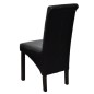 vidaXL Esszimmerstühle 2 Stk. Schwarz Kunstleder vidaXL Esszimmerstühle 2 Stk. Schwarz Kunstleder