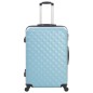 vidaXL Hartschalen-Trolley-Set 3 Stk. Blau ABS vidaXL Hartschalen-Trolley-Set 3 Stk. Blau ABS