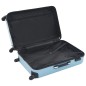 vidaXL Hartschalen-Trolley-Set 3 Stk. Blau ABS vidaXL Hartschalen-Trolley-Set 3 Stk. Blau ABS