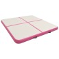 vidaXL Aufblasbare Gymnastikmatte mit Pumpe 200x200x15 cm PVC Rosa vidaXL Aufblasbare Gymnastikmatte mit Pumpe 200x200x15 cm PVC Rosa