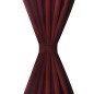 Vorhänge Gardinen aus Satin 2-teilig 140 x 225 cm Dunkelrot Vorhänge Gardinen aus Satin 2-teilig 140 x 225 cm Dunkelrot