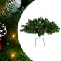 Künstlicher Weihnachtsbaum mit LEDs Grün 40 cm PVC Künstlicher Weihnachtsbaum mit LEDs Grün 40 cm PVC
