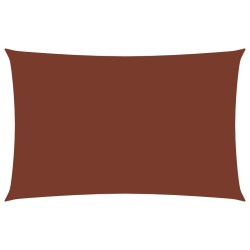 vidaXL Sonnensegel Oxford-Gewebe Rechteckig 2x5 m Terrakottarot