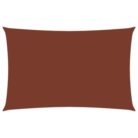 vidaXL Sonnensegel Oxford-Gewebe Rechteckig 2x5 m Terrakottarot