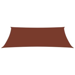 vidaXL Sonnensegel Oxford-Gewebe Rechteckig 2x5 m Terrakottarot