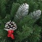 Künstlicher Weihnachtsbaum mit LEDs Grün 40 cm PVC Künstlicher Weihnachtsbaum mit LEDs Grün 40 cm PVC