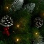 Künstlicher Weihnachtsbaum mit LEDs Grün 40 cm PVC Künstlicher Weihnachtsbaum mit LEDs Grün 40 cm PVC